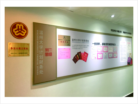 温大计财处巾帼文明岗文化